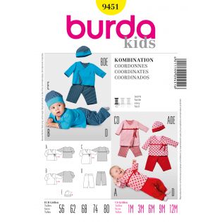 Schnittmuster - burda kids - Kombination - 9451