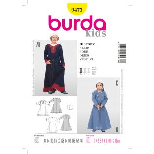 Schnittmuster - burda style - Kleid History - 9473