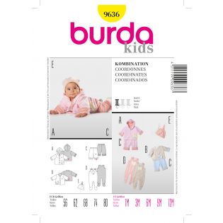 Schnittmuster - burda kids - Kombination - 9636