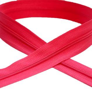 AY - Spiral - Reißverschluß - 3 mm - Meterware - neon pink
