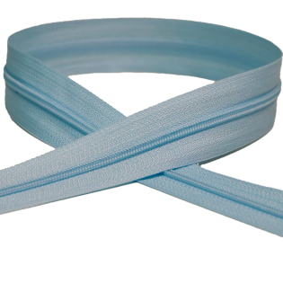 AY - Spiral - Reißverschluß - 3 mm - Meterware - hellblau