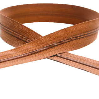 AY - Spiral - Reißverschluß - 3 mm - Meterware - braun