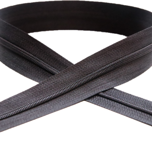 AY - Spiral - Reißverschluß - 3 mm - Meterware - schwarz 