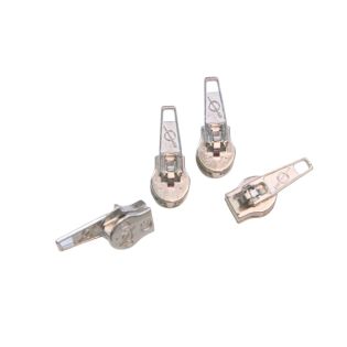 AY - Spiral - Zipper für 3 mm Spiral-Reißverschluss - silber