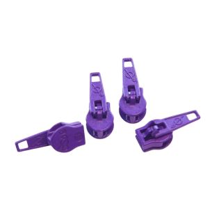 AY - Spiral - Zipper für 3 mm Spiral-Reißverschluss - lila