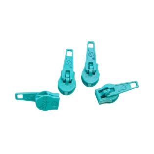 AY - Spiral - Zipper für 3 mm Spiral-Reißverschluss - türkis