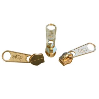 AY - Spiral  - Zipper für 5 mm Metallic-RV - gold