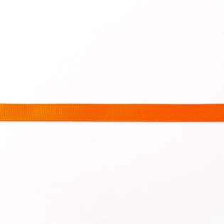 Ripsband - uni - 10 mm - orange