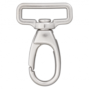 Karabinerhaken - 40 mm - Metall - silber