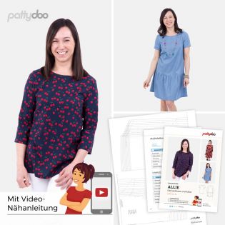 Schnittmuster - pattydoo - Allie - Damenbluse & Kleid  