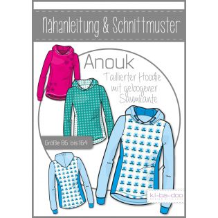 Schnittmuster - ki - ba - doo - Anouk - Taillierter Hoodie - Girl