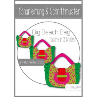 Schnittmuster - ki - ba - doo - Big Beach Bag - 3 Größen - Tasche