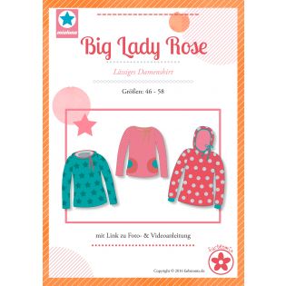 Schnittmuster - Farbenmix - Big Lady Rose - Lässiges Plus-Size-Damenshirt