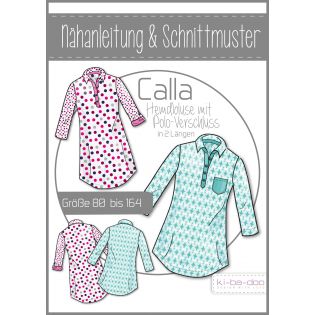 Schnittmuster - Girls - ki-ba-doo - Calla - Hemd-Bluse mit Polo-Verschluss