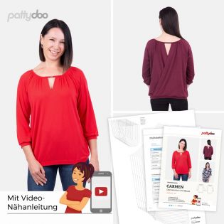 Schnittmuster - pattydoo - Carmen - Damenshirt & Bluse 