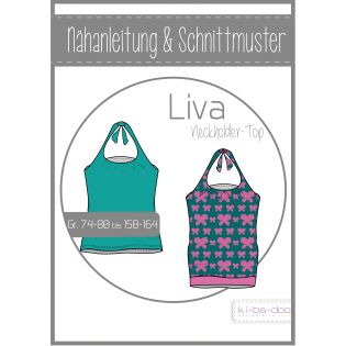 Schnittmuster - ki - ba - doo - Liva - Neckholder Top - Girls