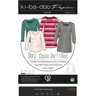 Schnittmuster - ki - ba - doo - Dora - Classic-Shirt/Kleid - Woman