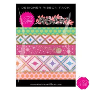 Tula Pink - Designer Bänder Set Roar Blush