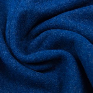 Walkloden - schwer - uni - indigoblau