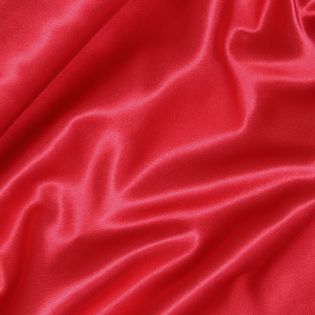 Satin Crepe - uni - rot
