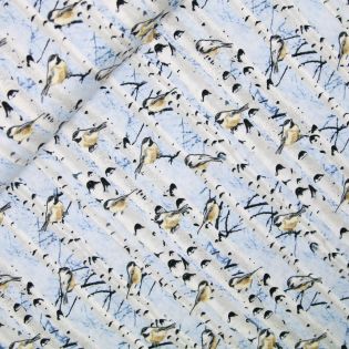 Patchwork - Baumwolle - Timeless Treasures - Winter Powder - blau
