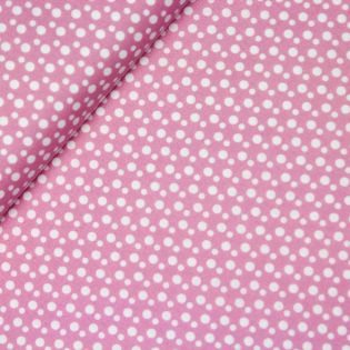 Baumwolle - Gütermann - Portofino - Polka - Punkte - rosa