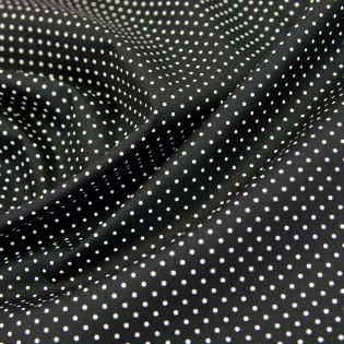 Baumwolle - Petit Dots - schwarz