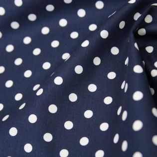 Baumwolle - Dots - navy