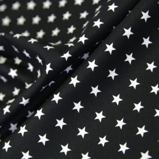 Baumwolle - Petit Stars - schwarz