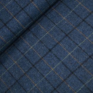 Original Harris Tweed - kariert - blau-rot