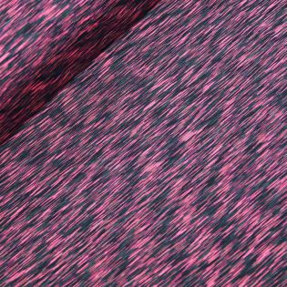 Sportjersey - Streifen - schwarz-pink