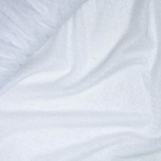 Softtüll - leicht - Tupfen - weiss