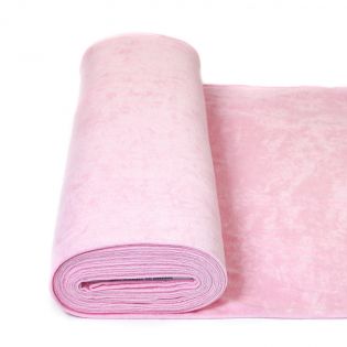 Stretch - Frottee - uni - rosa