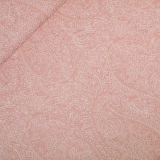 Baumwolle - Stretch - Paisley - rosa