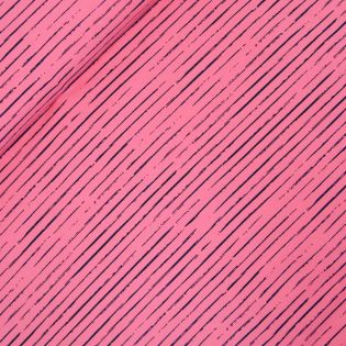 Baumwolljersey - Single Stripes - pink