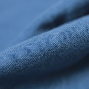 Bündchen - Premium-Basic - uni - melange jeansblau