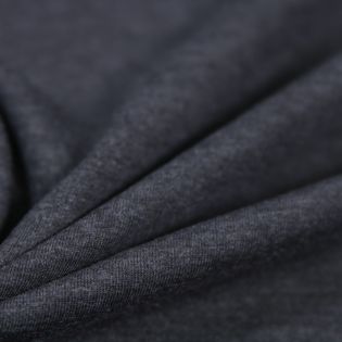 French Terry - Premium Basic - Sommersweat - anthrazit meliert