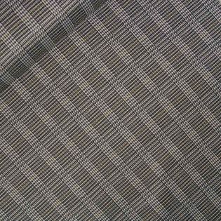 Jacquard - Jersey - Glencheck - schwarz-gelb