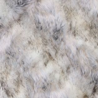 Webpelz - Polarfuchs PAUL - meliert - hellgrau