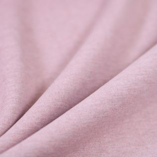 Cozy French Terry angeraut - Premium Basic - rosa - meliert