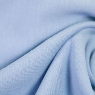 Cozy French Terry angeraut - Premium Basic - uni - hellblau