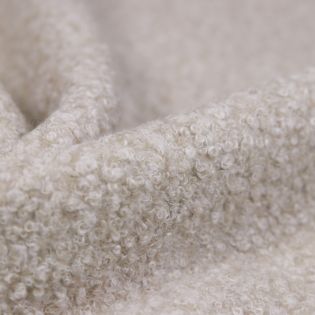 Boucle - Jackenstoff - creme meliert