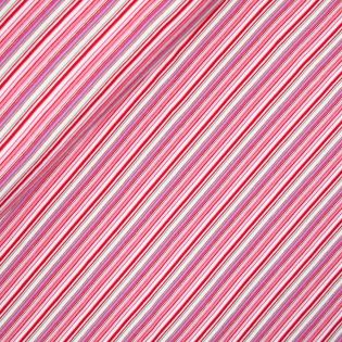 Baumwolljersey - Multistripes - pink