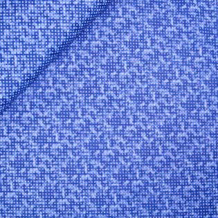 Baumwolle - Pixel-Camouflage - blau