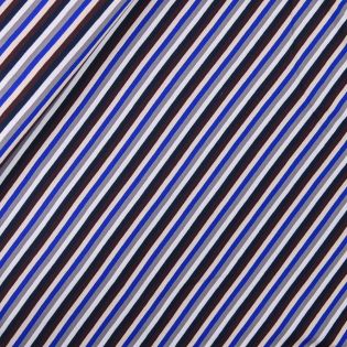 Baumwolljersey - Stripes - rose-lila-grau-weiß-schwarz