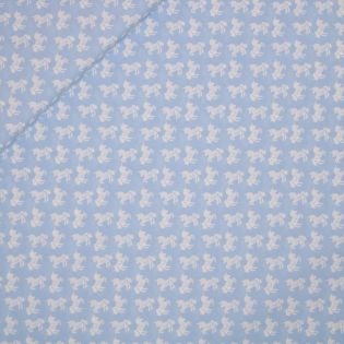 Baumwolle - Baby Boom - Einhörner - hellblau