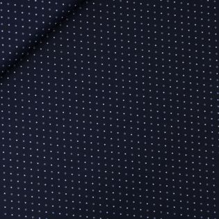 Funktionsstoff - navy - gepunktet