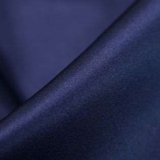 Seidenstretch - uni - navy