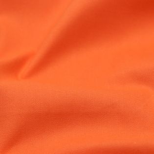 Baumwoll - Canvas - uni - orange