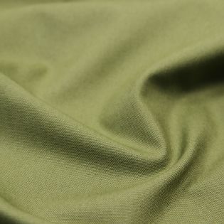 Baumwoll - Canvas - uni - khaki